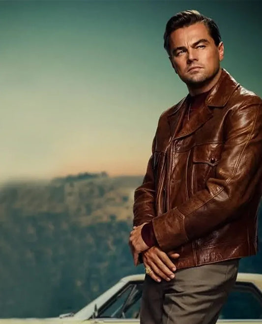Leonardo DiCaprio Once Upon a Time Leather Jacket