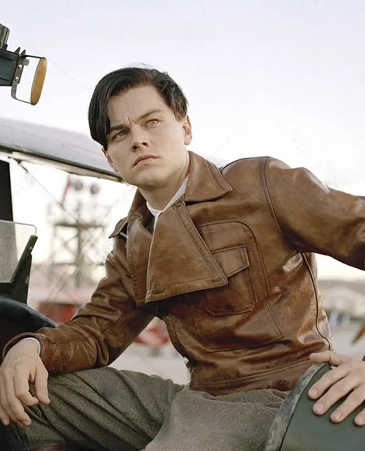 Leonardo DiCaprio The Aviator Leather Jacket
