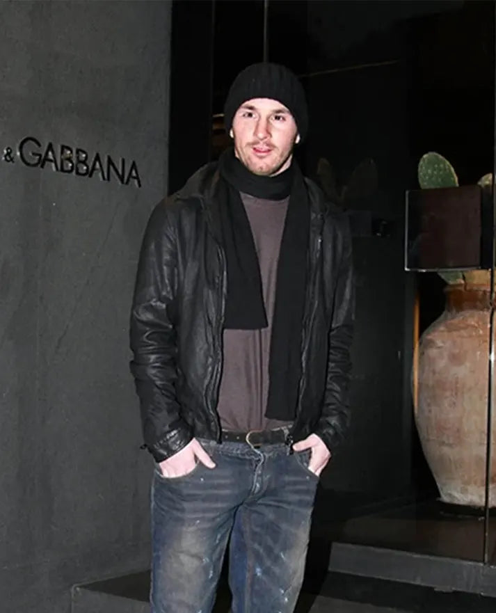 Lionel Messi Leather Jacket
