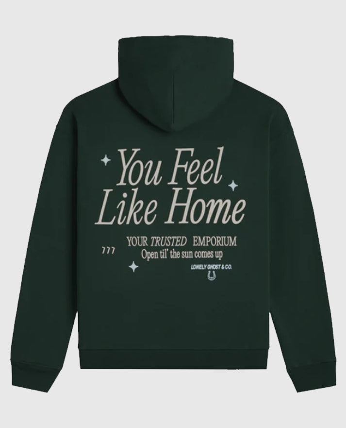 Lonely Ghost Green Pullover Hoodie