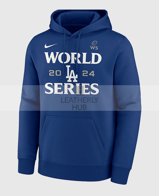 Los Angeles Dodgers 2024 World Series Blue Hoodie