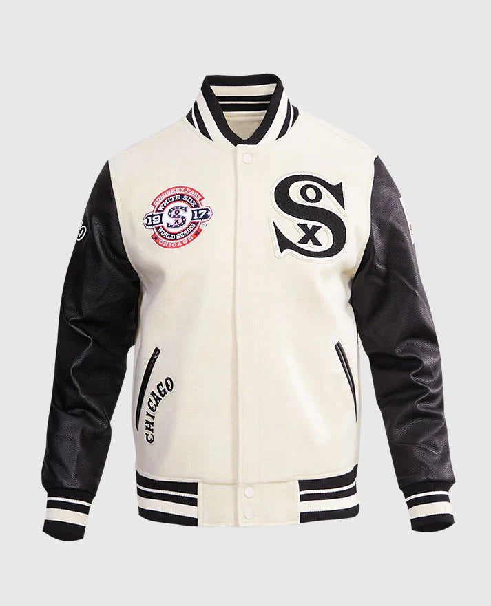 MLB Chicago White Sox Rib Wool Varsity Jacket