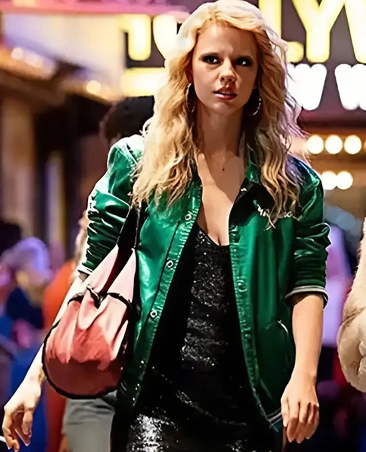 MaXXXine 2024 Mia Goth Green Jacket