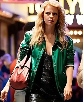MaXXXine 2024 Mia Goth Green Jacket