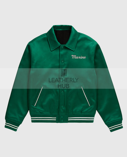 MaXXXine 2024 Mia Goth Green Jacket