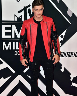 Martin Garrix MTV European Music Awards Leather Jacket