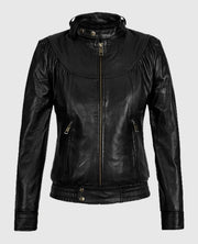 Meagan Good Black Leather Jacket