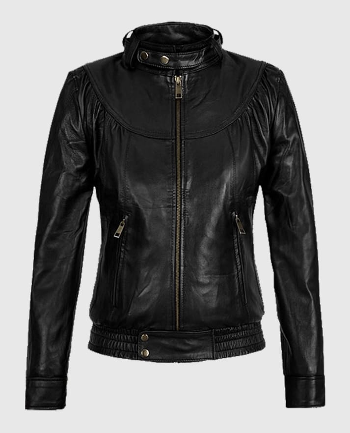 Meagan Good Black Leather Jacket