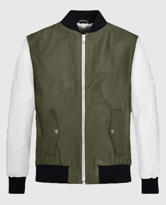 Men's Coach Varsity Leather Jacket