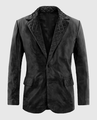 Men's Harper Leather Blazer