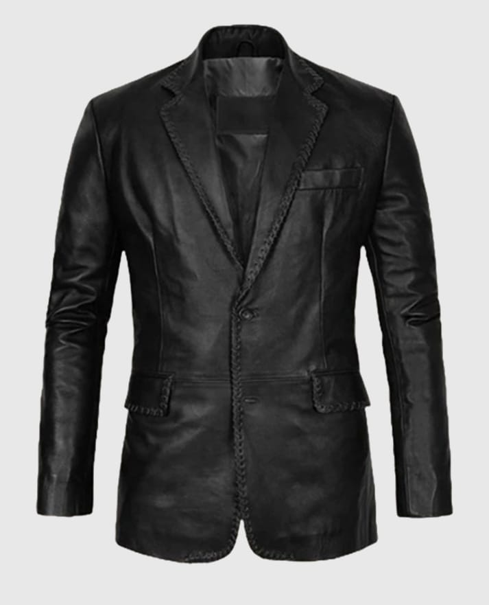 Men's Medieval Leather Blazer