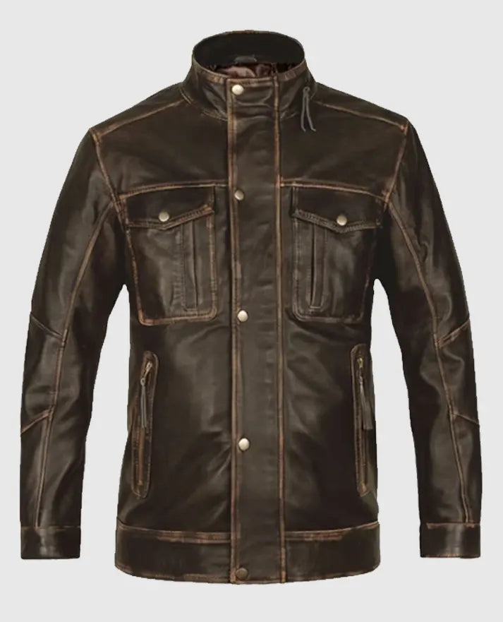Men's Retro Leather Jacket