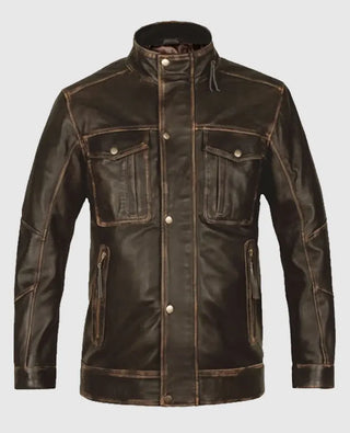 Men's Retro Leather Jacket