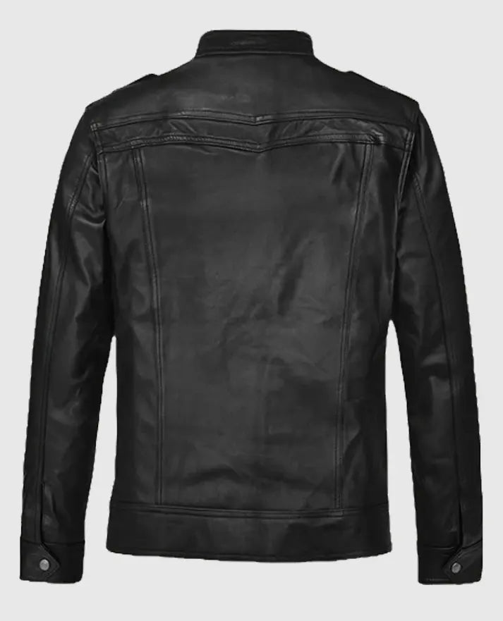 Men's Street Style Leather Jacket - second image