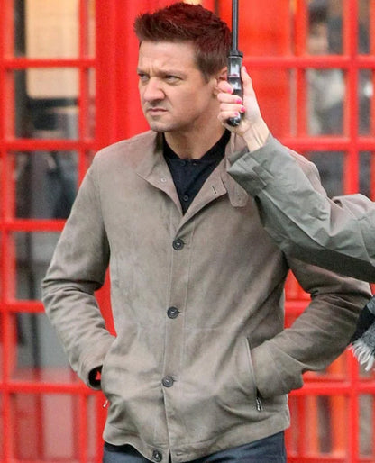 Mission Impossible Rogue Nation Jeremy Renner Suede Jacket
