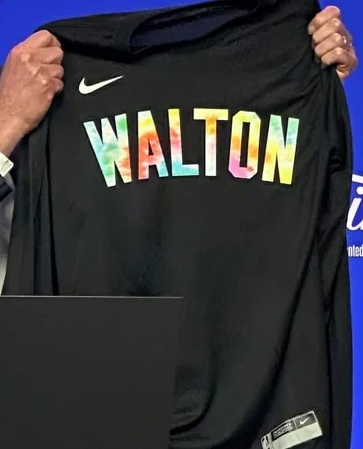 NBA Final Tie Dye Walton Black Shirt