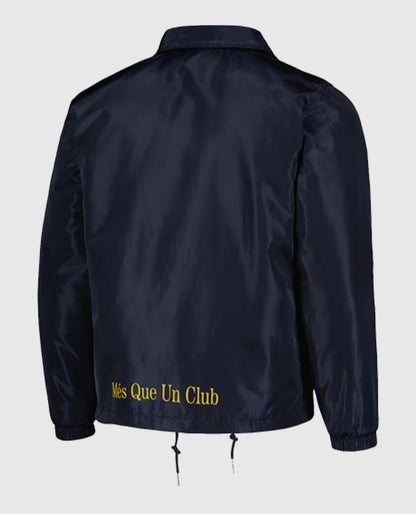 Navy Barcelona Coaches Jacket