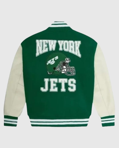 New York Jets OVO Green Varsity Jacket