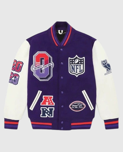 OVO x NFL Super Bowl LVIII Varsity Jacket