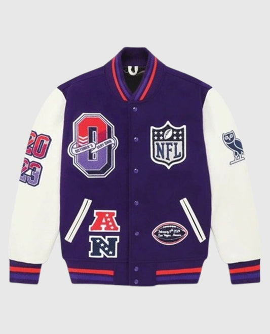 OVO x NFL Super Bowl LVIII Varsity Jacket