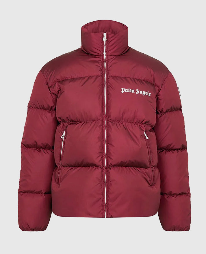 Palm Angels Track Puffer Red Jacket