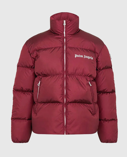 Palm Angels Track Puffer Red Jacket