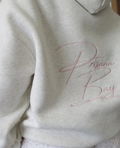 PrisanaBay Bow Gray Hoodie