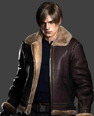 Resident Evil 4 Remake Leon Kennedy Bomber Jacket