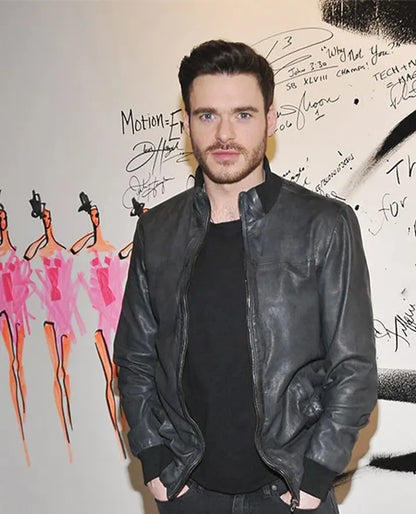Richard Madden Leather Jacket