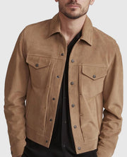 Rick Grimes The Walking Dead Season 9 Suede Jacket