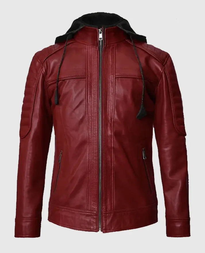 Rodeo Hooded Leather Jacket