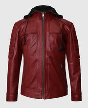  Rodeo Hooded Leather Jacket