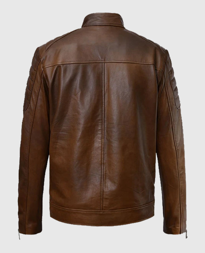  Roy Pulver Brown Leather Jacket