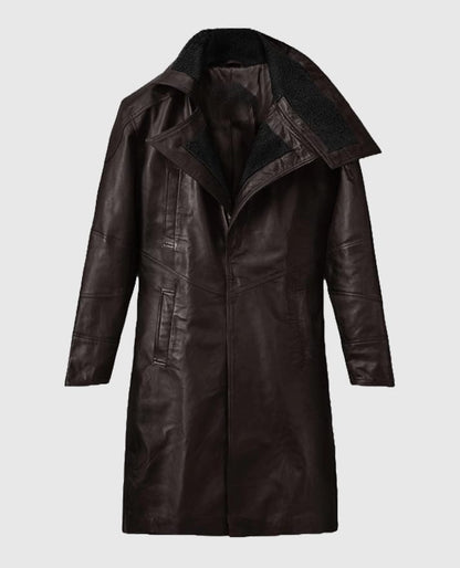 Ryan Gosling Blade Runner 2049 Brown Leather Long Coat