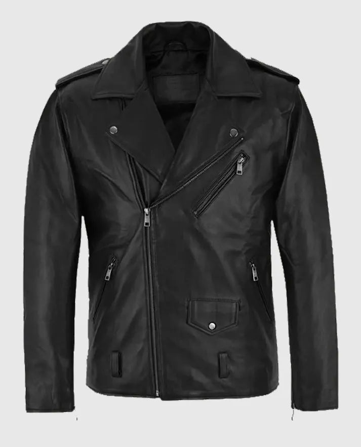 Ryan Gosling Song To Song BV Black leather Jacket