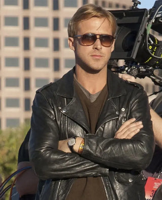 Ryan Gosling Song To Song BV leather Jacket