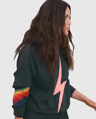 RHOSLC Lisa’s Navy Lightning Bolt Sweatshirt