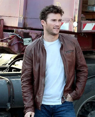 Scott Eastwood Overdrive Leather Jacket