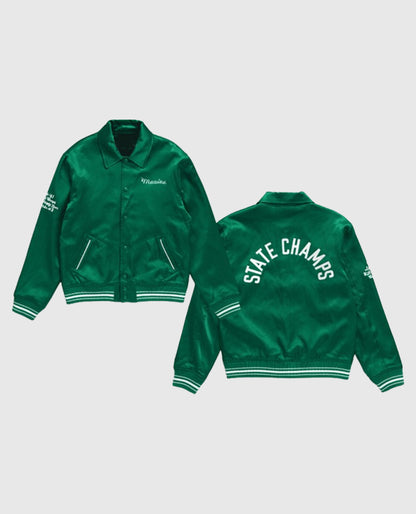 MaXXXine 2024 Mia Goth Green Jacket