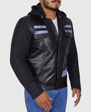 Sons of Anarchy Jax Teller  Hooded Leather Jacket