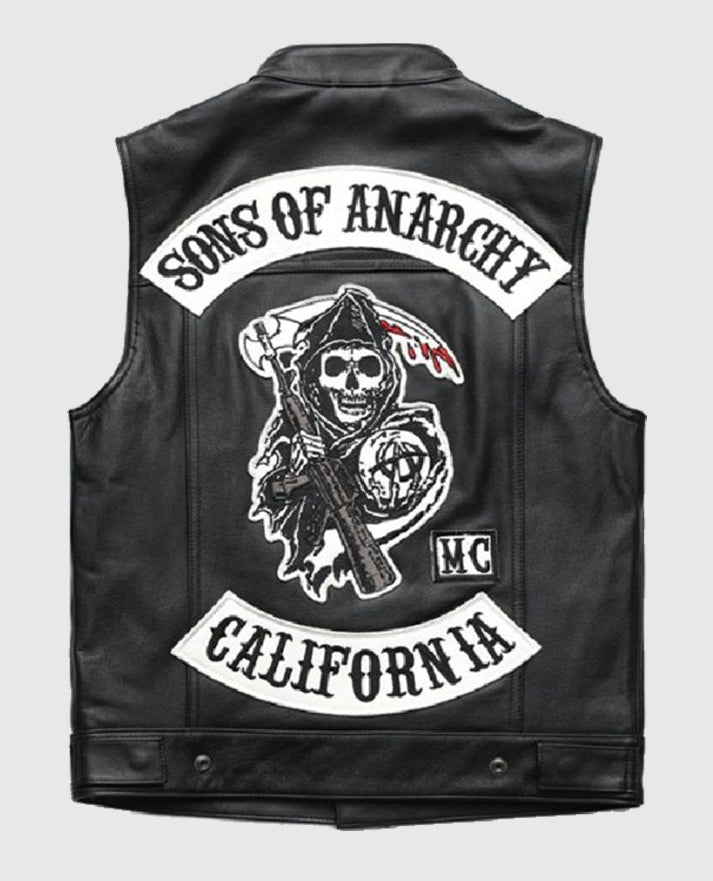 Sons of Anarchy Jax Teller Leather Vest