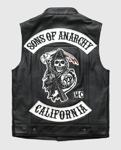 Sons of Anarchy Jax Teller Leather Vest