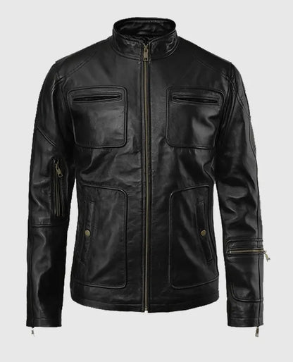 Star Trek Black Leather Jacket