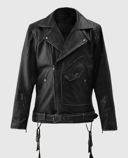  Street Style Biker Leather Jacket