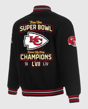  Super Bowl Chiefs LVII Champions Black Jacket
