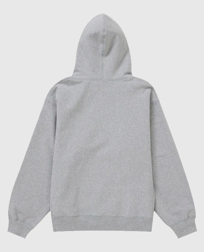 Supreme KAWS Chalk Logo Gray Hooded Sweatshirt