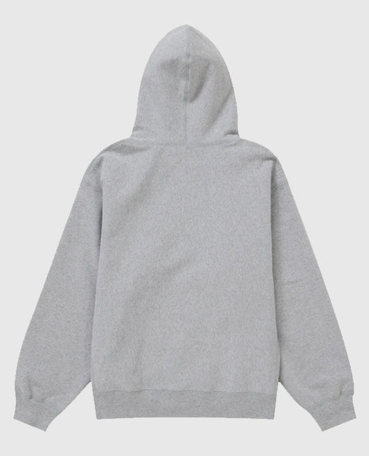 Supreme KAWS Chalk Logo Gray Hooded Sweatshirt