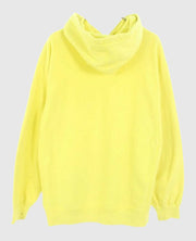 Supreme KAWS Chalk Logo Yellow Hooded Sweatshirt