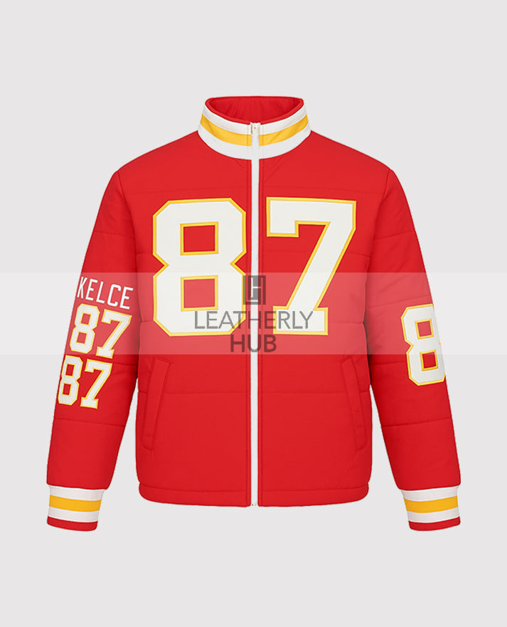 Taylor Swift Kelce 87 Puffer Puffer Jacket