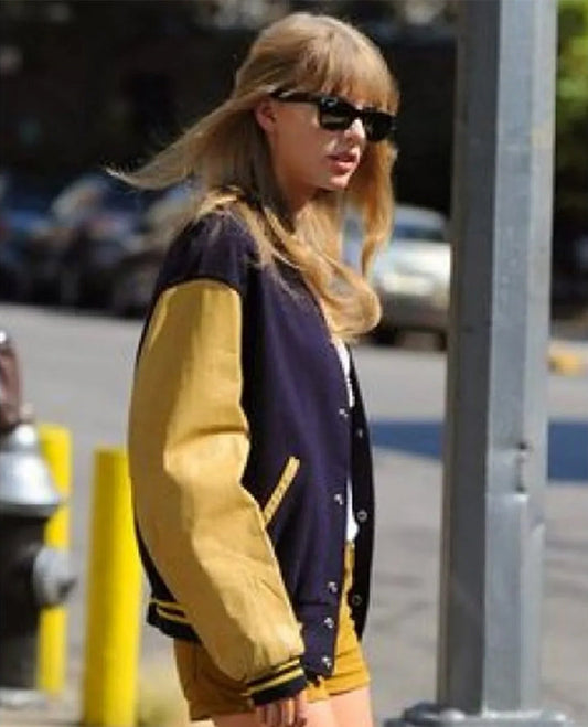Taylor Swift Letterman Yellow & Blue Jacket